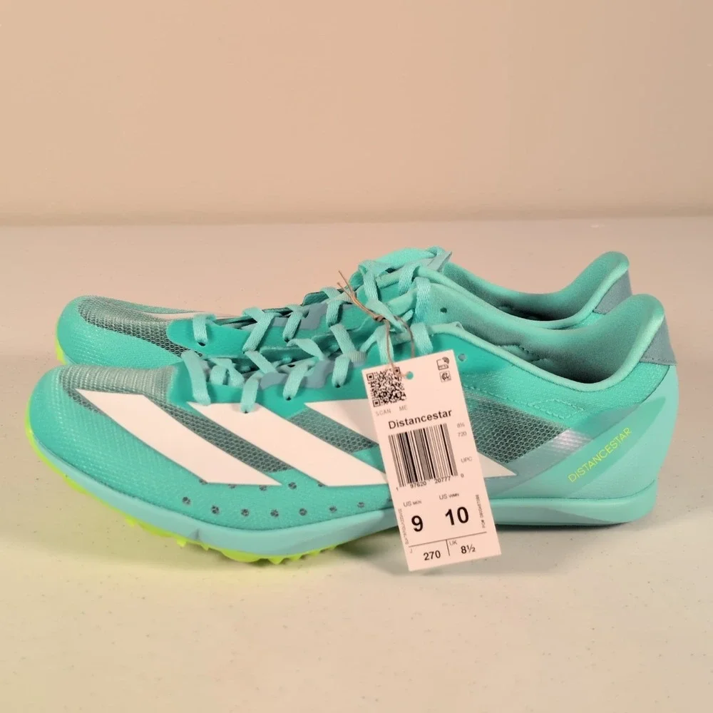 Adidas Adizero Distancestar Blue Cloud White Lucid Lemon Men's Size 9 JI2999